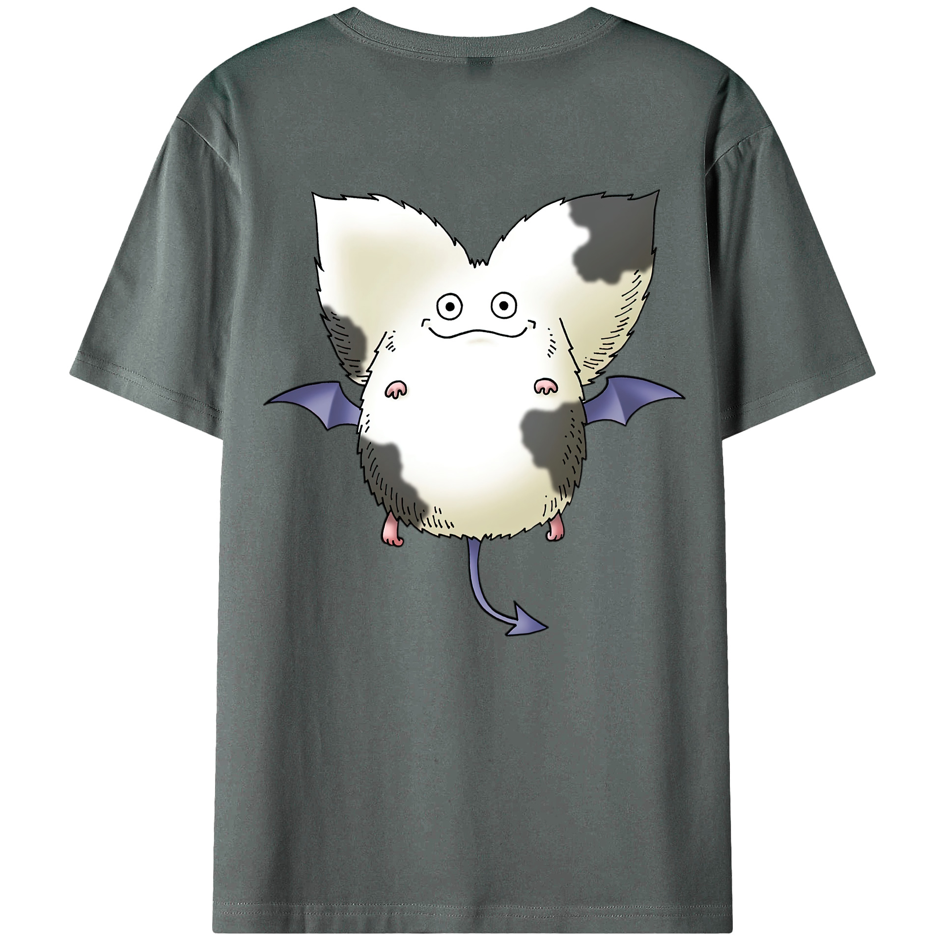（画像用） ドラゴンクエスト Doragon Kuesuto Dragon Quest 綿100％ メンズ半袖Tシャツ（バックプリント） 通気性